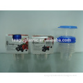 PK8 plastic round container lid 150ml disposable/reusable disposable container TG10952-8PK